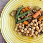 Nourish Your Day: Roasted Veggies & Chickpea Bowl Delight