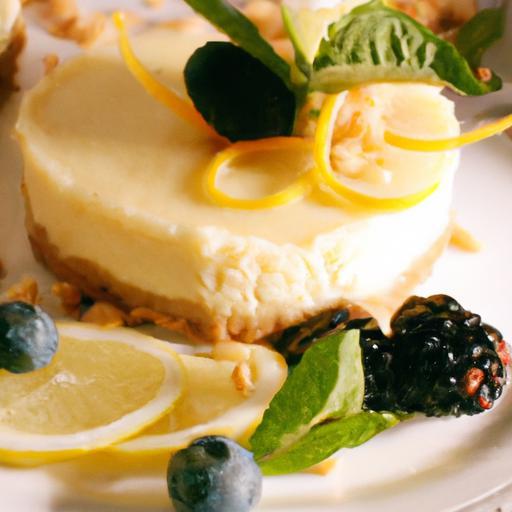 Zesty Lemon Berry Cheesecake: A Fresh Twist on Dessert Delight
