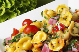 Fresh & Flavorful: Tortellini Pasta Salad with Zesty Pesto