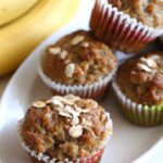 Naturally Sweet Banana Oat Muffins Made with Dates