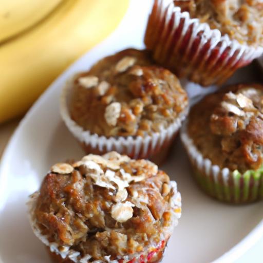 Naturally Sweet Banana Oat Muffins Made with Dates