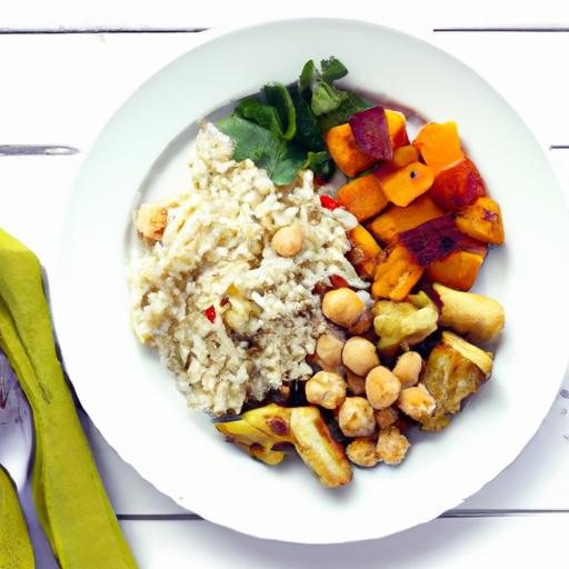 Nourish Your Day: Roasted Veggies & Chickpea Bowl delight