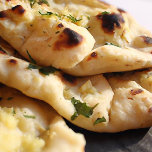 Elevate Your Meal with Homemade Garlic Parmesan Naan Bread