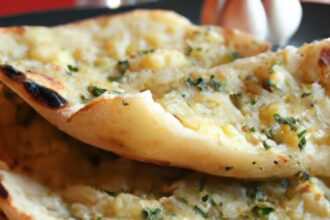 Elevate Your Meal with Homemade Garlic Parmesan Naan Bread