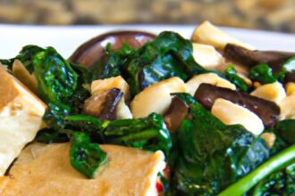 Wholesome Tofu Scramble with Spinach & Mushrooms Magic