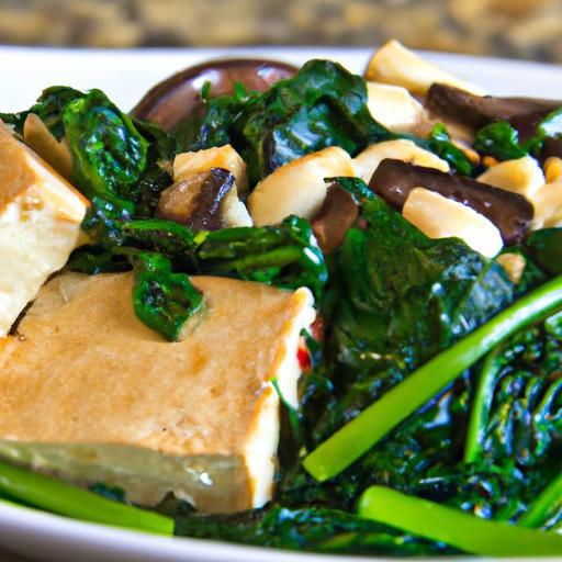 Wholesome Tofu Scramble with Spinach & Mushrooms Magic