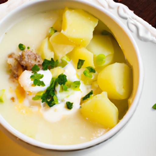 Hearty Creamy potato & Hamburger Soup: Comfort in a ‍Bowl