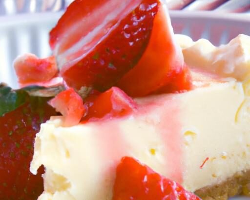 Decadent Delight: The Art of Strawberry Swirl Cheesecake