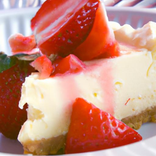 Decadent Delight: The Art of Strawberry Swirl Cheesecake