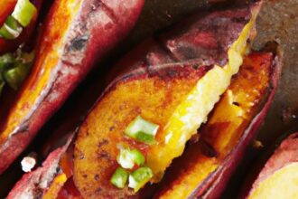 Beach Fire Baked Sweet Potatoes: A Crispy Coastal Delight