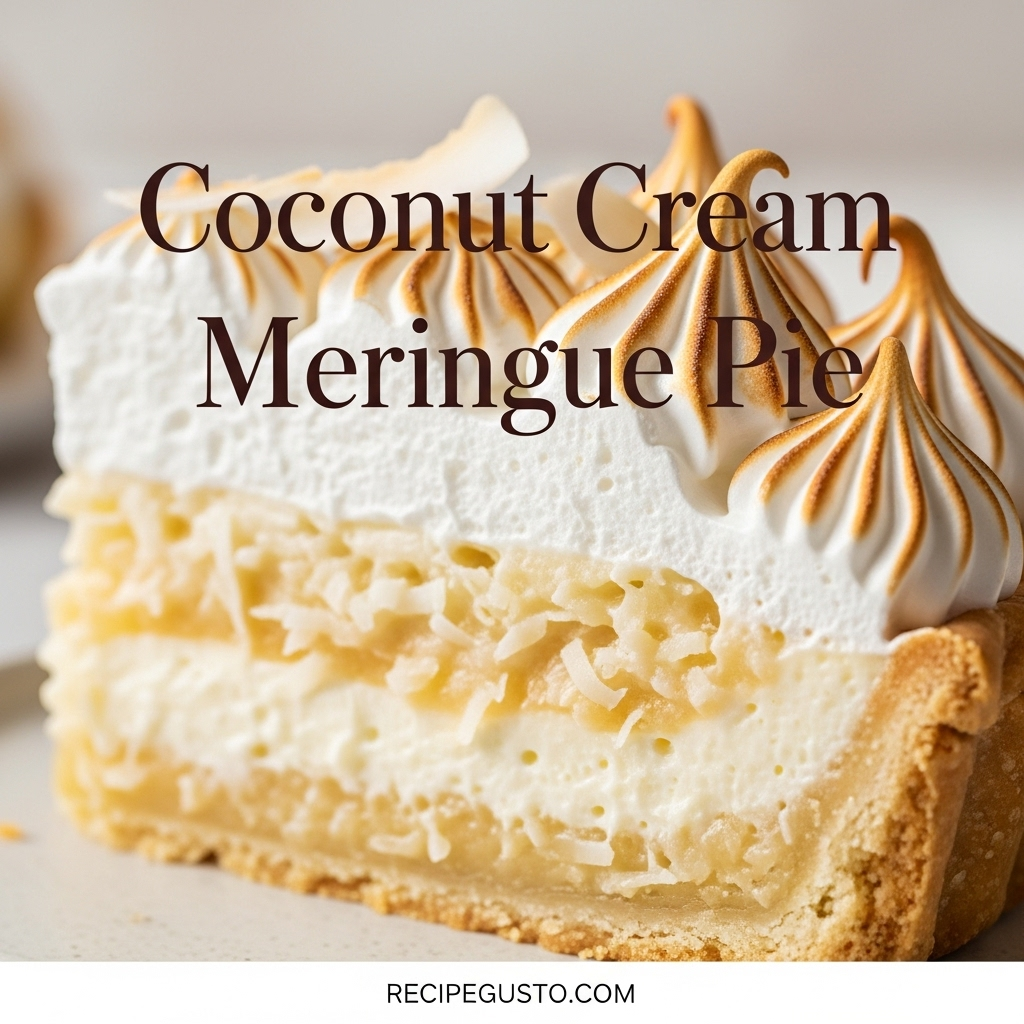 Coconut Cream Meringue Pie