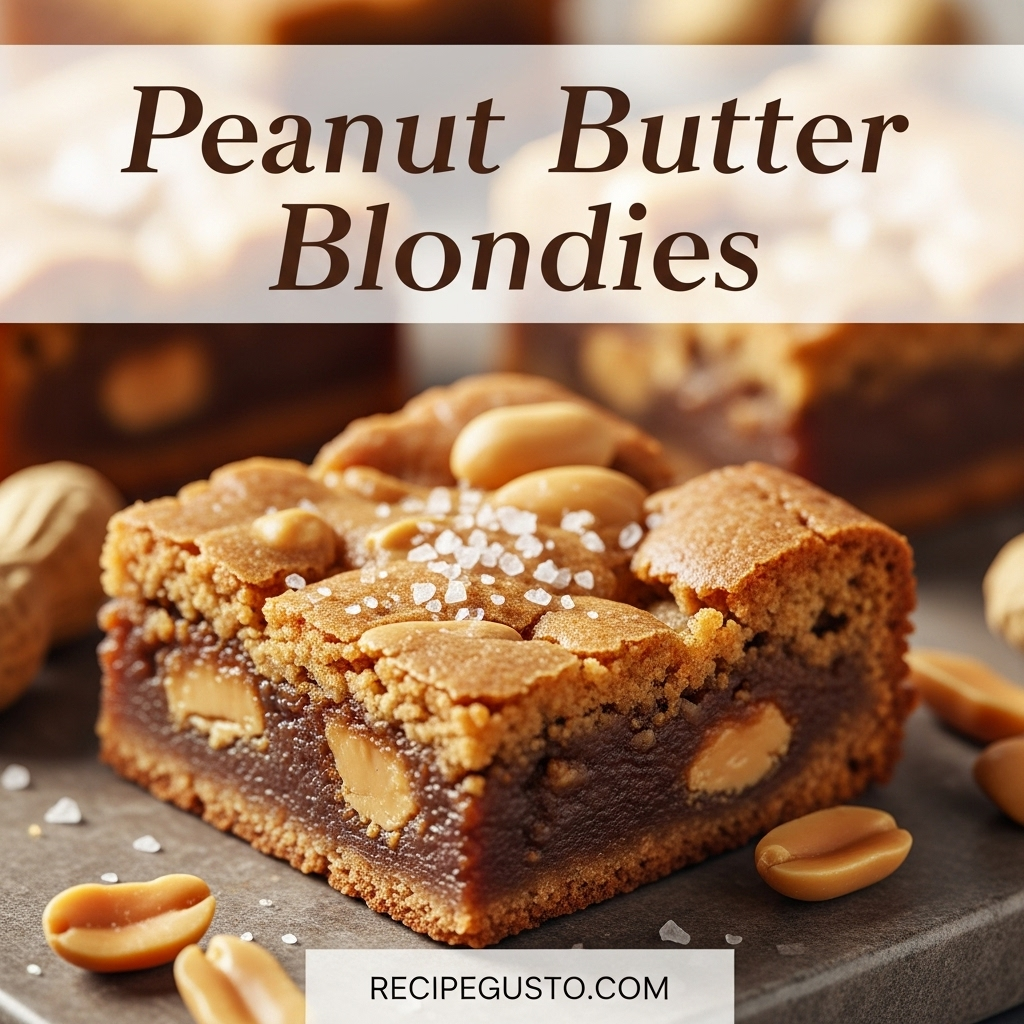 Peanut Butter Blondies