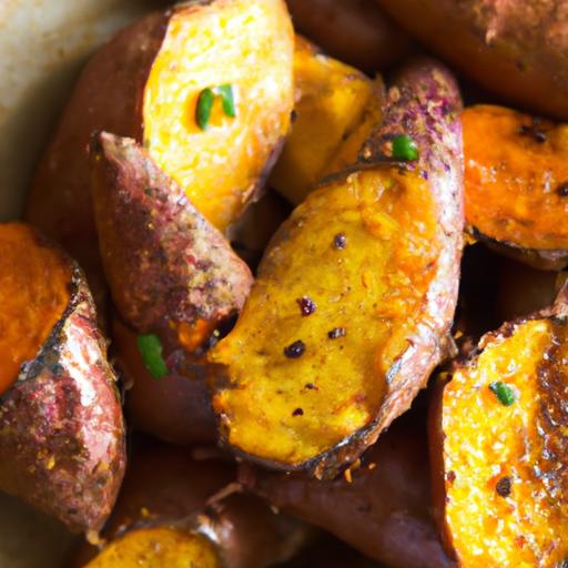 Beach Fire Baked Sweet Potatoes: A Crispy Coastal Delight