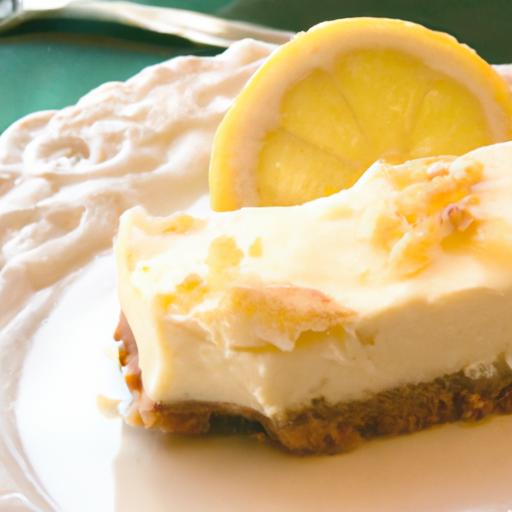 Zesty Lemon Cheesecake Bars: Bright & Creamy Delight Recipe