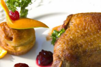 Zesty Cranberry-Orange Glazed Duck: A Festive Flavor Fusion
