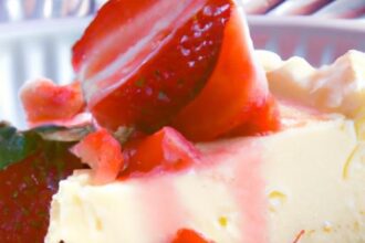 Decadent Delight: The Art of Strawberry Swirl Cheesecake