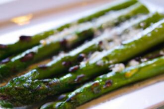 Savor Smoky Grilled Asparagus Topped with Parmesan Bliss