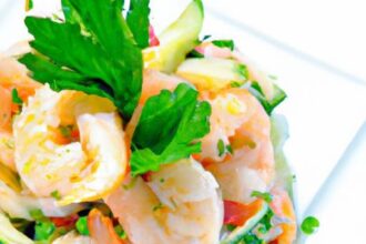 Refreshing Cucumber & Shrimp Salad: A Coastal Delight Recipe