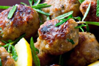 Sweet & Savory Honey Lemon Meatballs: A Zesty Twist Recipe