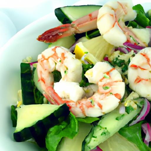 Refreshing Cucumber & Shrimp Salad: A Coastal Delight Recipe