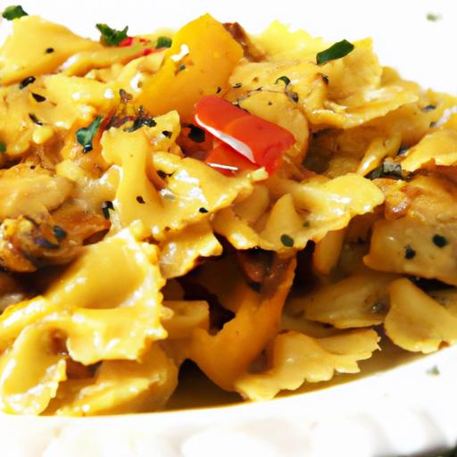 Savor Farfalle: Chicken and ⁢Roasted Garlic Delight Unveiled