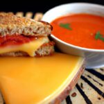 The Perfect Pair: Grilled Cheese Sandwich & Tomato Soup Delight