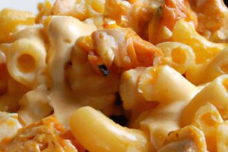 Bold & Creamy Buffalo Chicken Mac and Cheese Delight