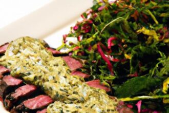 Savor the Zest: Grilled Flank Steak with Chimichurri Flair