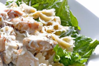 Creamy Chicken Caesar Pasta Salad: A Flavorful Twist