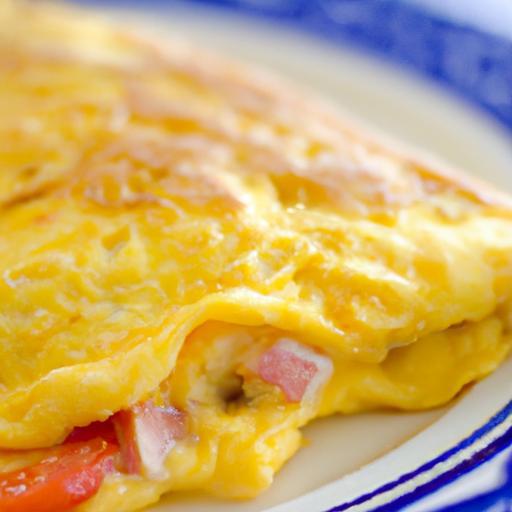 Fluffy Ham and Cheese Omelette: A Savory Morning Delight