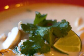 Creamy Thai Coconut Chicken Soup: A Flavorful Delight