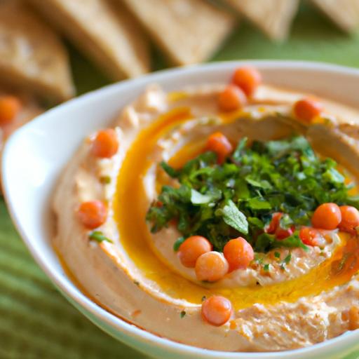 Roasted Red Pepper hummus: A Vibrant Twist on Classic Dip