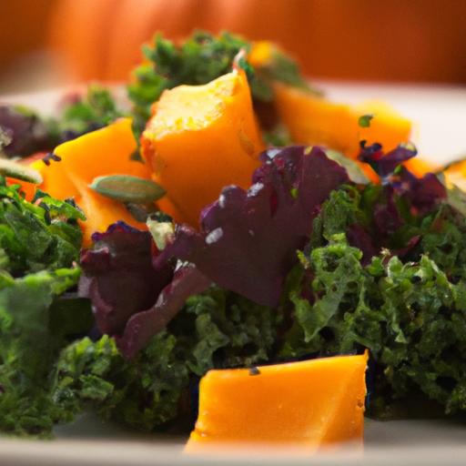 Harvest harmony: Kale & Butternut Squash Salad Delight