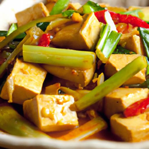 Zesty Garlic Ginger Tofu Stir-Fry: A Flavorful Vegan Delight