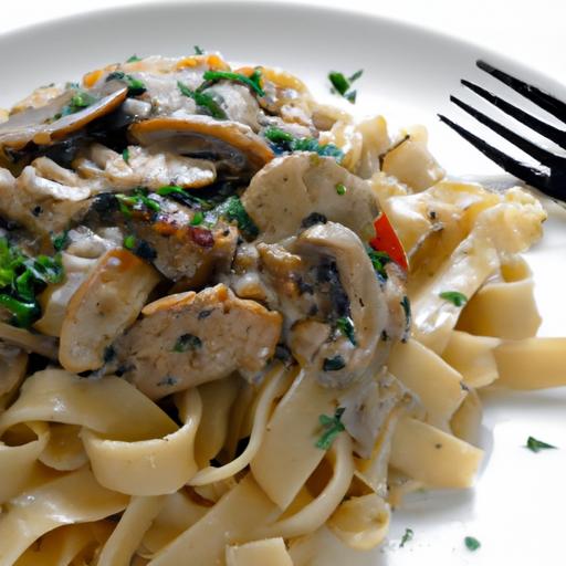 Savor the Flavor: Creamy Mushroom chicken Pasta Recipe Guide