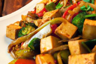 Zesty Garlic Ginger Tofu Stir-Fry: A Flavorful Vegan Delight