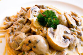 Creamy Mushroom Spaghetti: A Savory Italian Classic Recipe