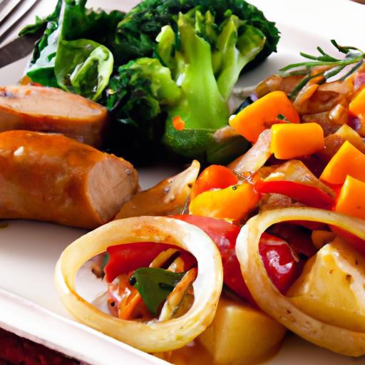 Flavor-Packed One-Pan Sausage & Veggie Sheet Meal Delight