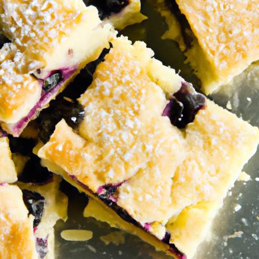 Zesty Lemon Blueberry Bars: A Bright Twist on Classic Treats