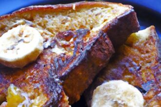 Fluffy Vegan Egg French Toast: A Plant-Based Breakfast Treat