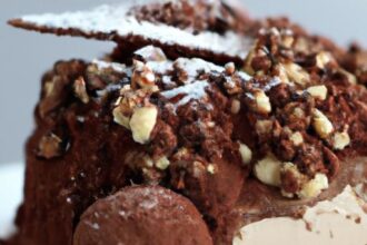 Decadent Ferrero Rocher Chocolate Mousse Cake Delight