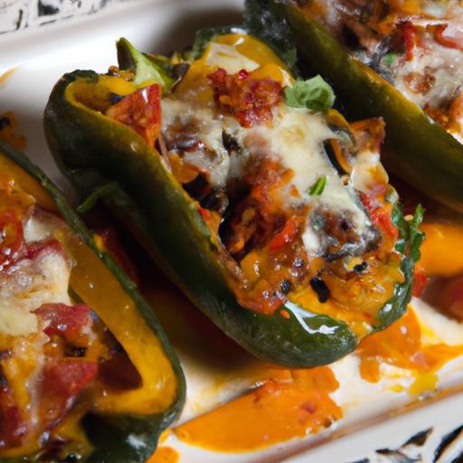 Melty Cheese Stuffed Poblano Peppers: A Flavorful Delight