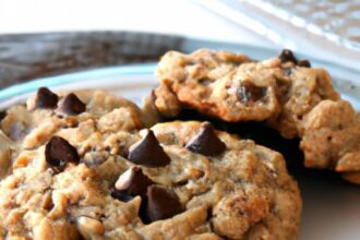 Chewy Oatmeal Peanut Butter Chocolate Chip Cookie Delight