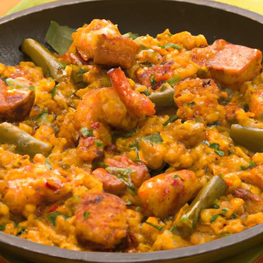 Campfire Cajun Jambalaya: A Rustic feast of Bold Flavors