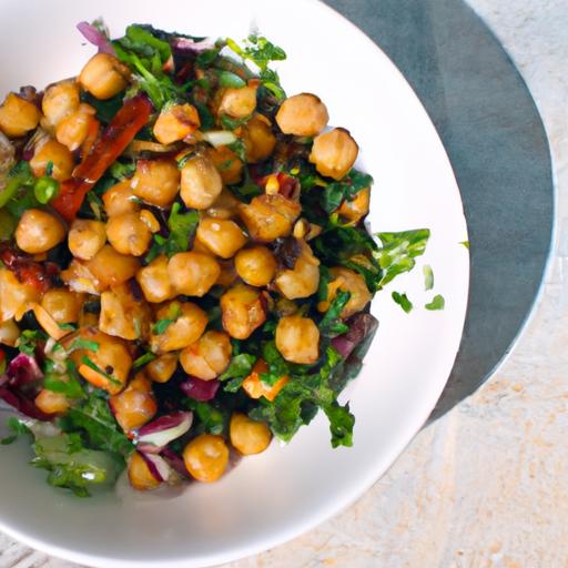 Crunchy Roasted Chickpea Salad: A Nutritious Veggie boost
