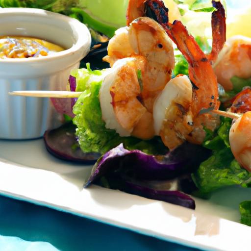 Zesty Grilled Lemon Herb Shrimp Skewers: A Flavorful Feast