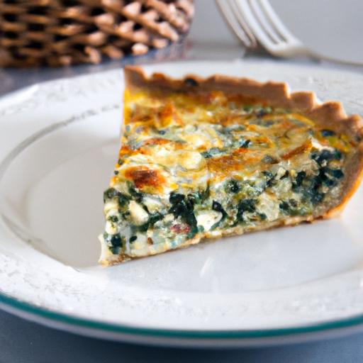 Savory spinach Feta Quiche: A Flavorful Brunch Delight