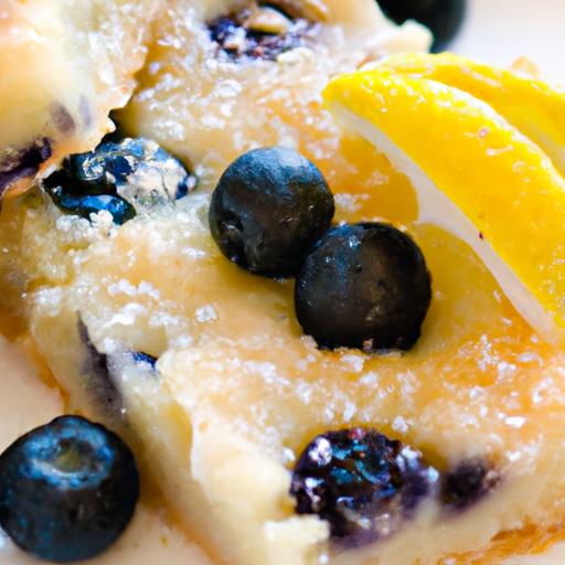 Zesty Lemon Blueberry bars: A Bright Twist on Classic Treats