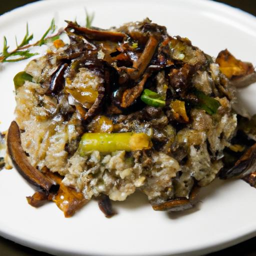 Earthy Elegance: Wild Rice with Mushrooms Unveiled