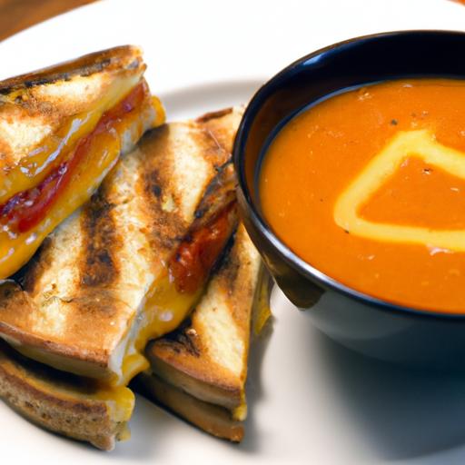 The Perfect Pair: Grilled Cheese and Tomato Soup Delight